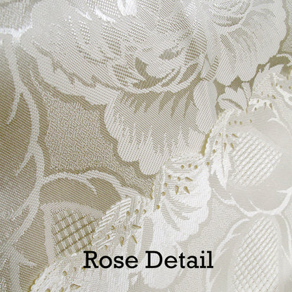 Rose Ecru Luxury Jacquard Tablecloth 150 x 270 cm Tristar Online