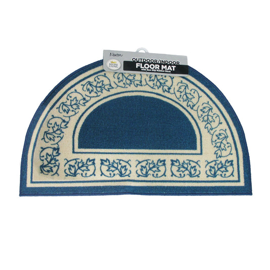 Newton Half Moon Floor Mat 50 x 80cm Blue Tristar Online