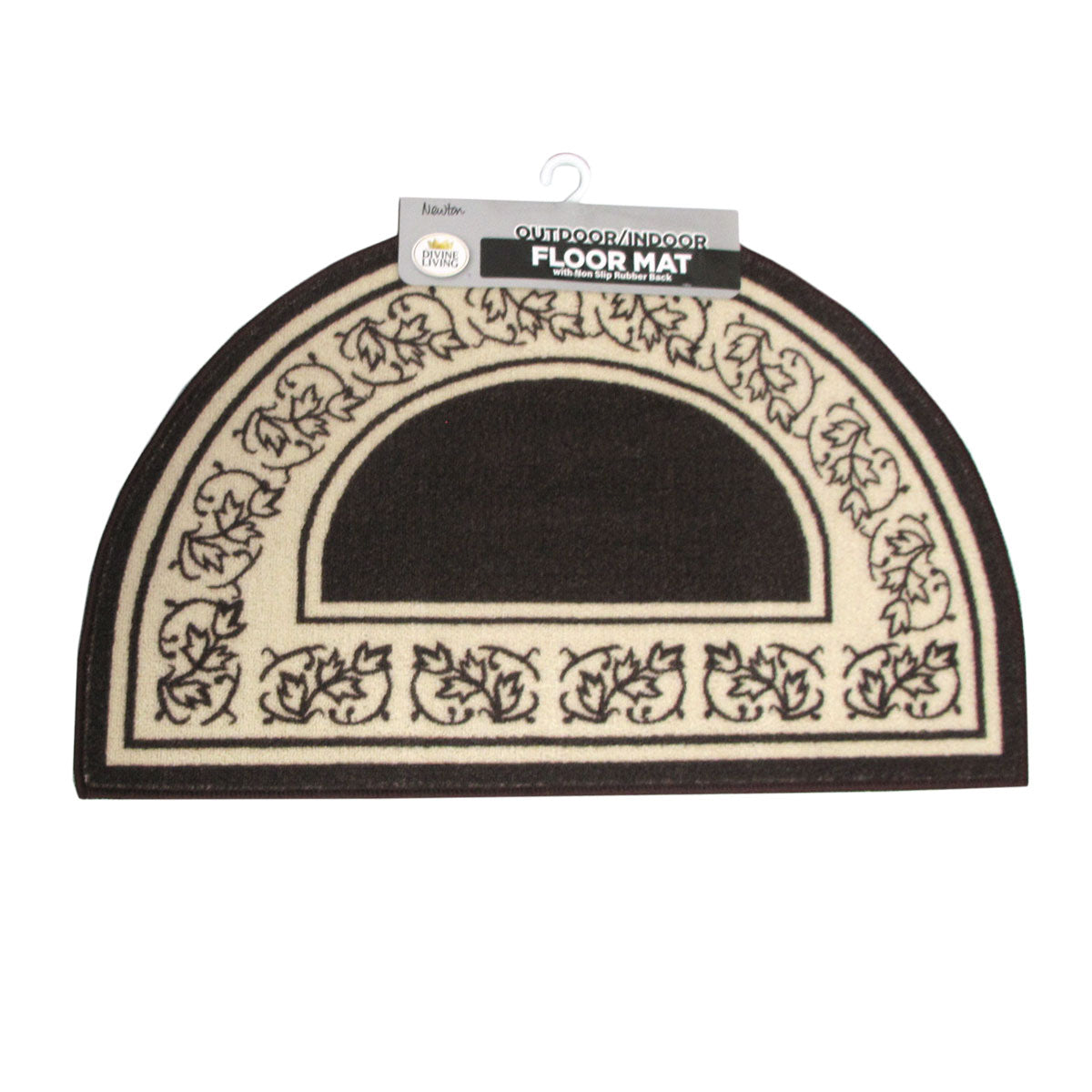 Newton Half Moon Floor Mat 50 x 80cm Coffee Tristar Online
