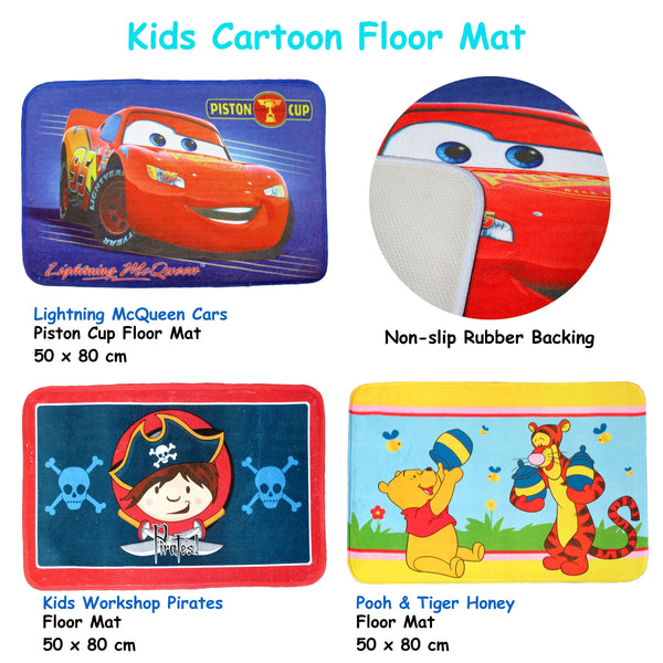 Kids Floor Mat Lightning McQueen Cars Piston Cup Tristar Online