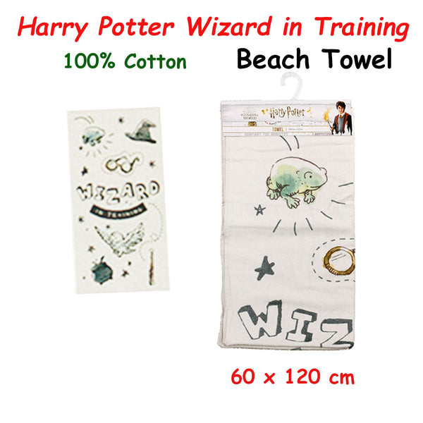 Caprice Harry Potter Wizard in Training Cotton Beach Licensed Towel 60 x 120 cm Tristar Online
