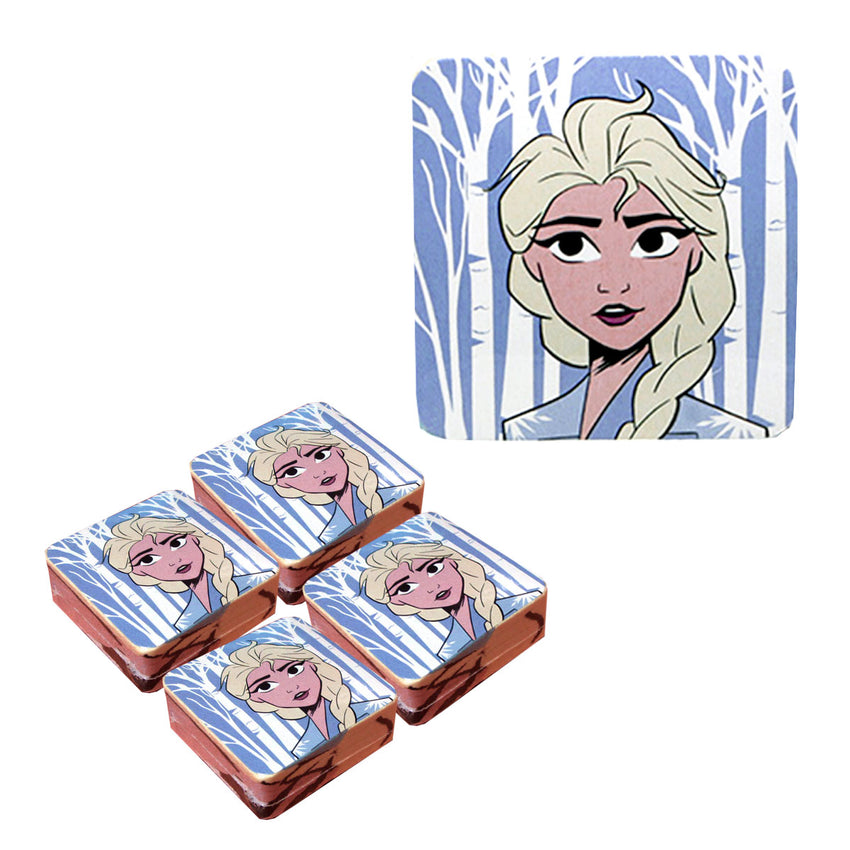 Caprice Frozen Elsa Set of 4 Cotton Licensed Magic Facewashers 30 x 30 cm Tristar Online