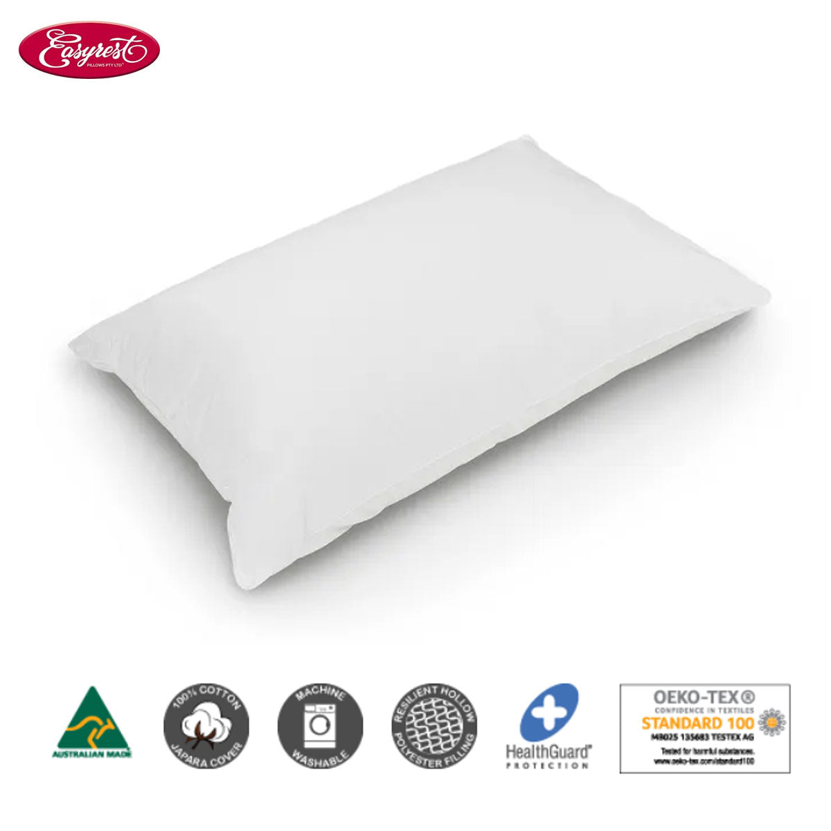 Easyrest BioFresh Allergy Sensitive Medium Standard Pillow 48 x 73 cm Tristar Online