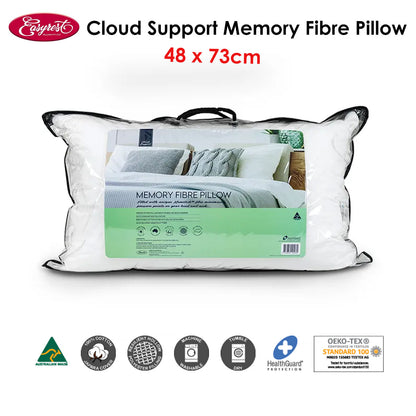 Easyrest Cloud Support Memory Fibre Pillow 48 x 73 cm Tristar Online
