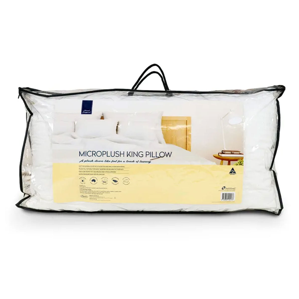 Easyrest Cloud Support Microplush King Pillow 50 x 90 x 24 cm Tristar Online