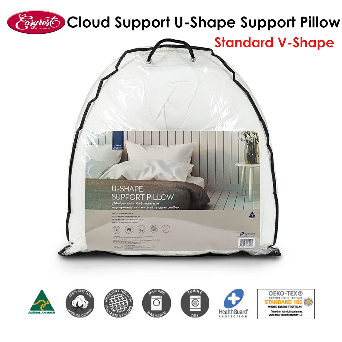 Easyrest Cloud Support U-Shape Support Pillow Tristar Online