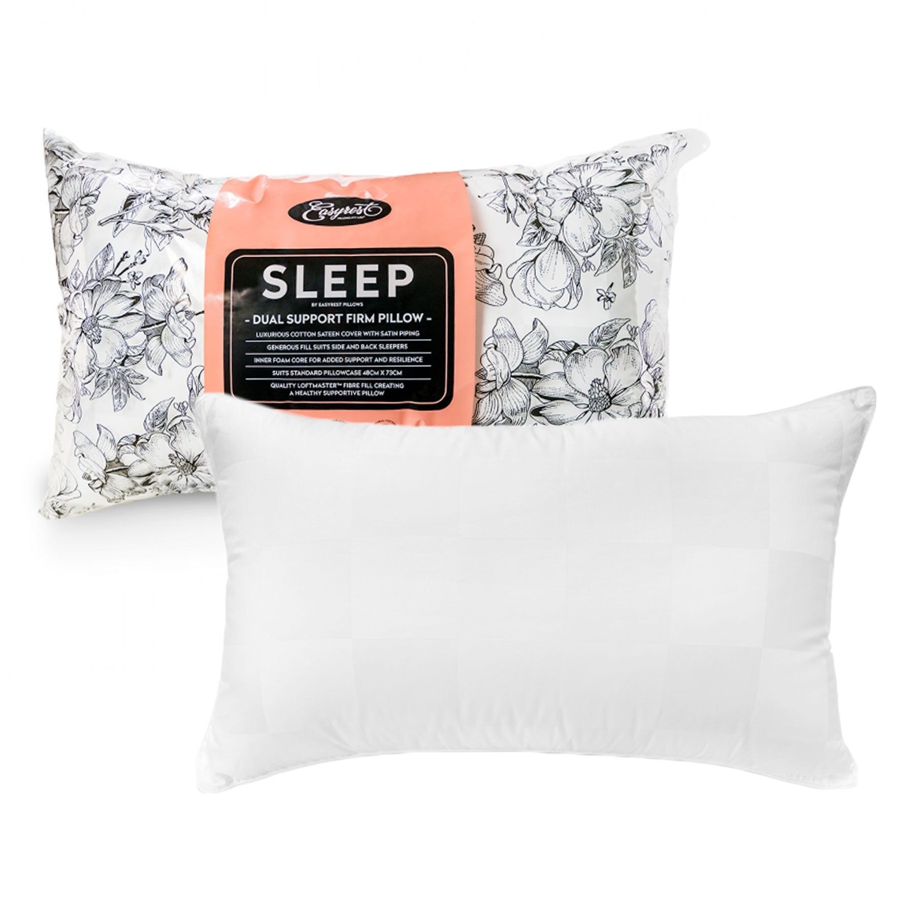 Easyrest Sleep Dual Support Firm Standard Pillow Suits Side Sleeper Tristar Online