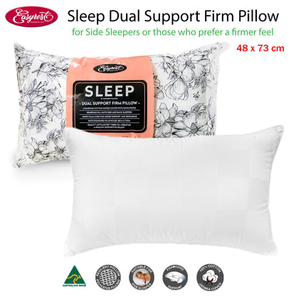 Easyrest Sleep Dual Support Firm Standard Pillow Suits Side Sleeper Tristar Online