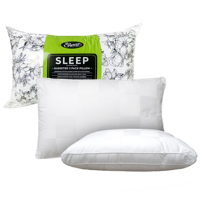 Easyrest Sleep Twin Pack Gusseted Medium Standard Pillows Tristar Online
