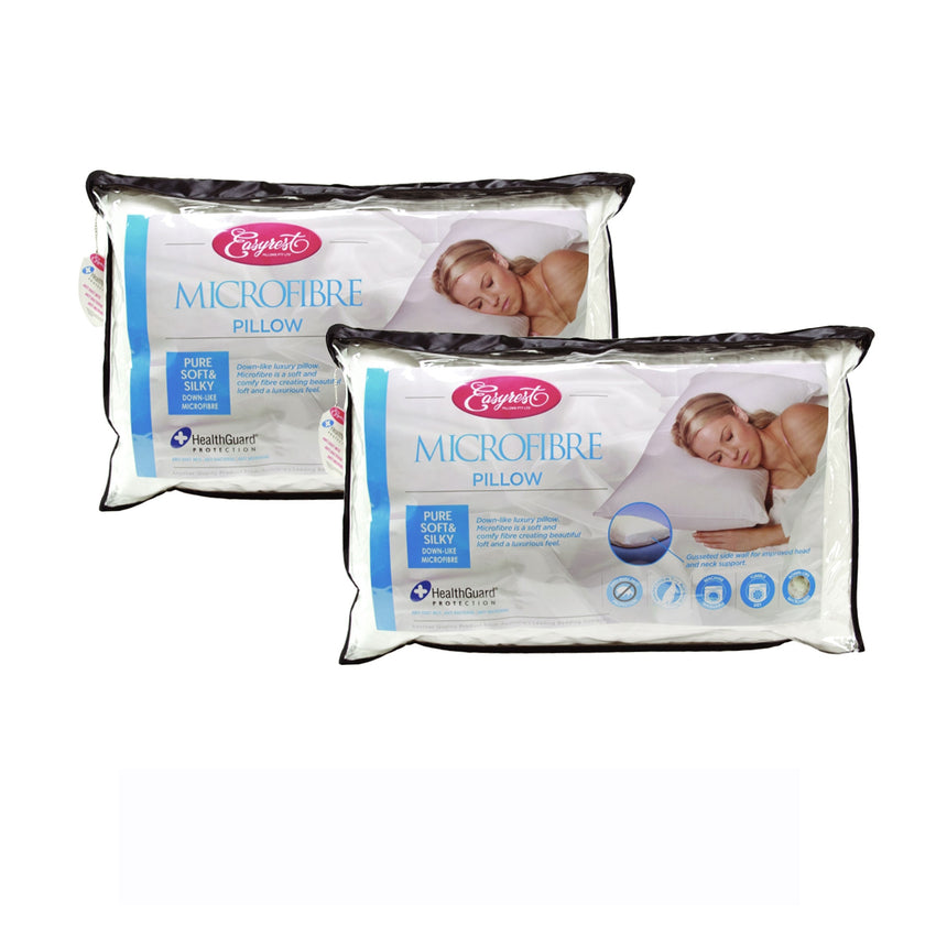 Easyrest Two Microfibre Standard Gusseted Pillows Tristar Online