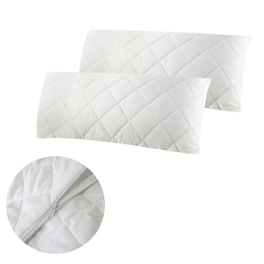 Easyrest Pair of King Quilted Pillow Protectors 52 x 92 cm Tristar Online