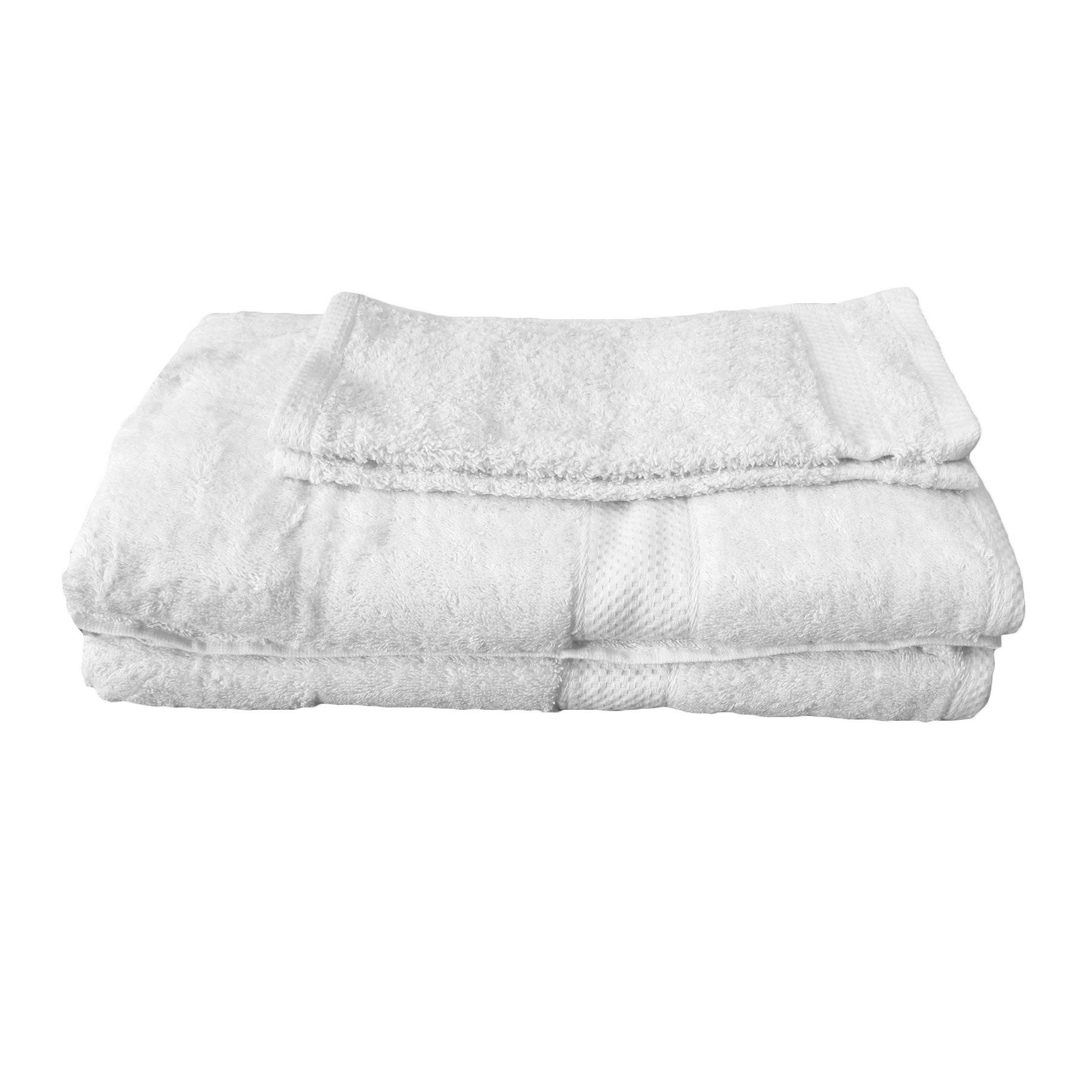 Pack of 4 - Egyptian Cotton Extra Large Bath Sheets and Face Washers set White Tristar Online