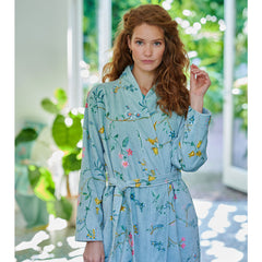 PIP Studio Les Fleurs Cotton Bath Robe Blue XXL Tristar Online