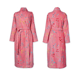 PIP Studio Les Fleurs Cotton Bath Robe Pink M Tristar Online