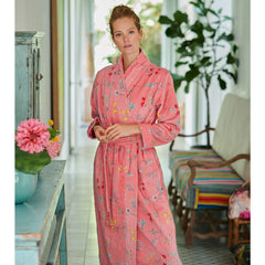 PIP Studio Les Fleurs Cotton Bath Robe Pink M Tristar Online