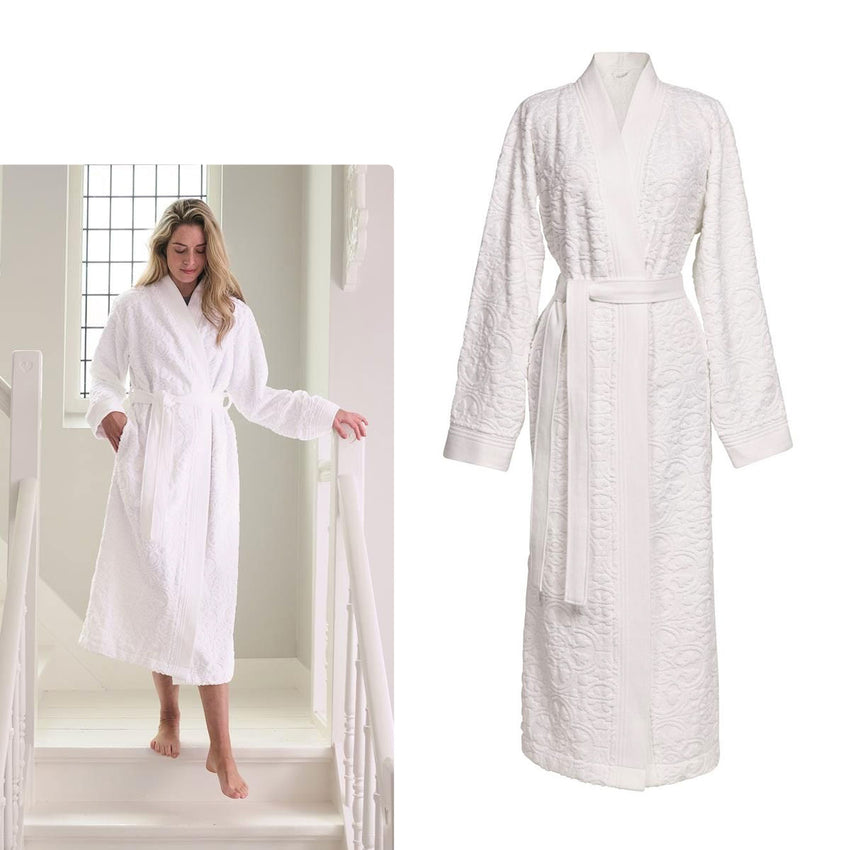 PIP Studio Mosaic de Pip White Cotton Bathrobe Medium Tristar Online