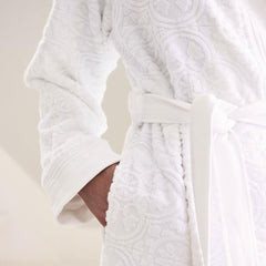 PIP Studio Mosaic de Pip White Cotton Bathrobe Medium Tristar Online