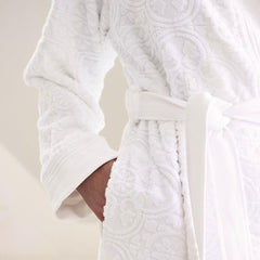 PIP Studio Mosaic de Pip White Cotton Bathrobe Extra Large Tristar Online