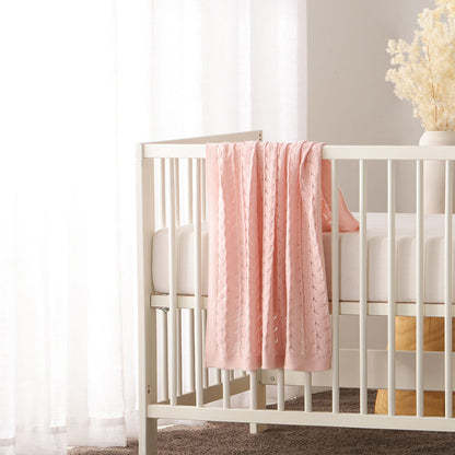 Little Gem Lyla Blush Cotton Baby Blanket 75 x 100 cm Tristar Online