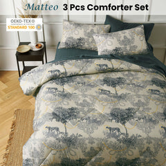 Big Sleep 3 Piece Matteo Comforter Set King Tristar Online