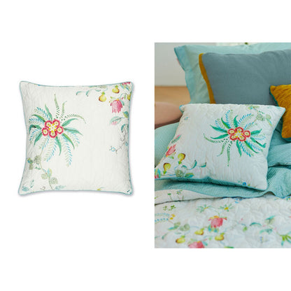 PIP Studio Fleur Grandeur White Quilted Square Cushion Tristar Online