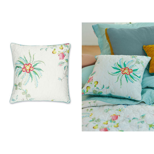 PIP Studio Fleur Grandeur White Quilted Square Cushion Tristar Online