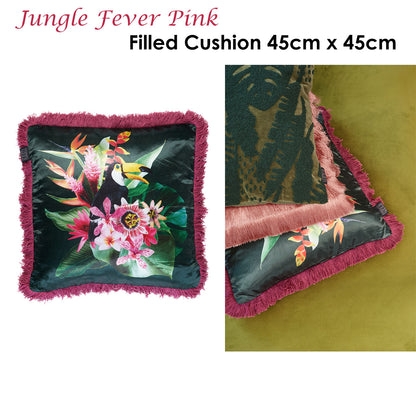 Bedding House Jungle Fever Pink Filled Cushion Tristar Online