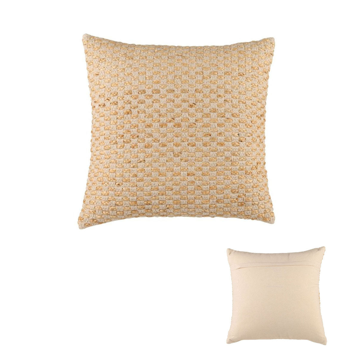 Accessorize Tami Cotton/Jute Square Filled Cushion 45cm x 45cm Tristar Online