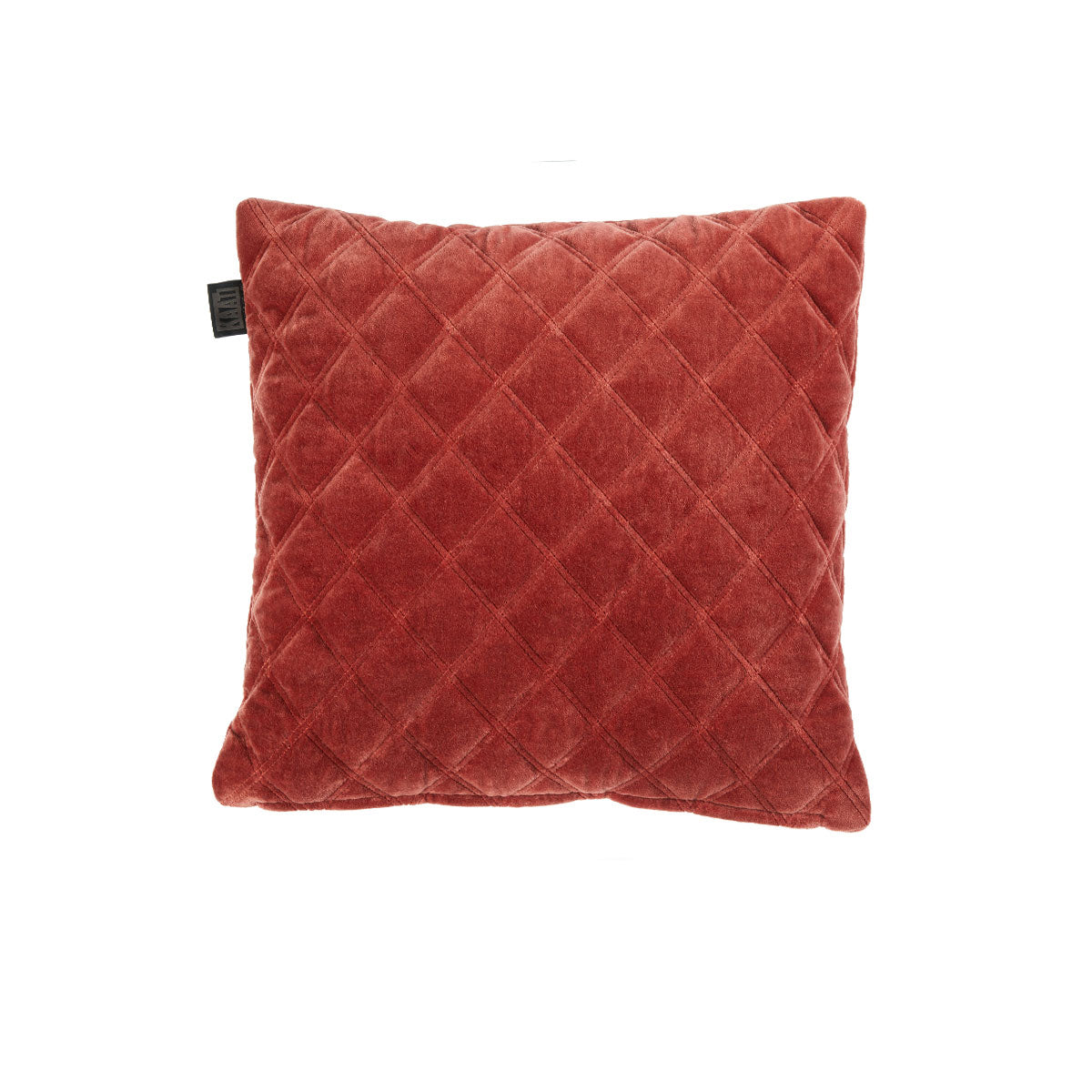 Bedding House Vercors Luxury Cotton Velvet Filled Square Cushion - Dark Red Tristar Online