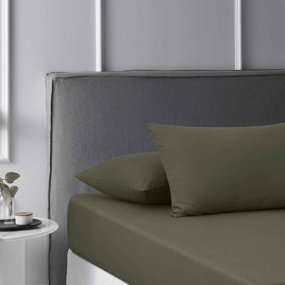 Accessorize Caramel Washed Cotton Fitted Sheet Set Super King Tristar Online