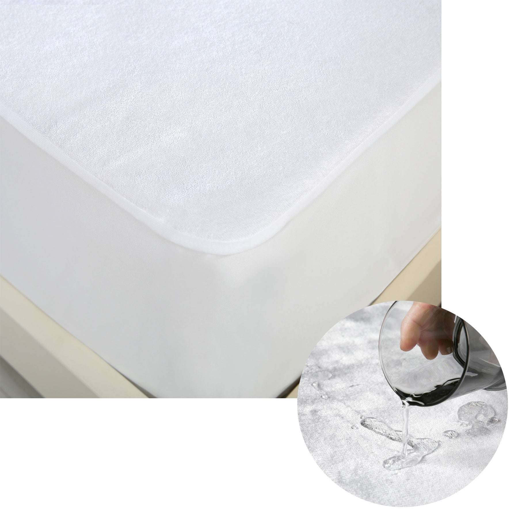 Accessorize Cotton Top Waterproof Mattress Protector Single Tristar Online