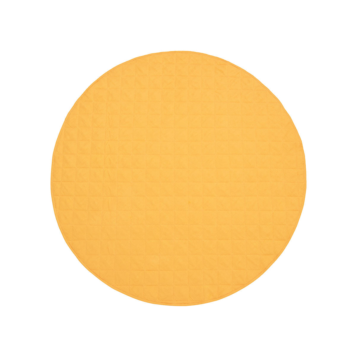 Little Gem Round Linen Cotton Baby Play Mat Marigold 130cm Diameter Tristar Online