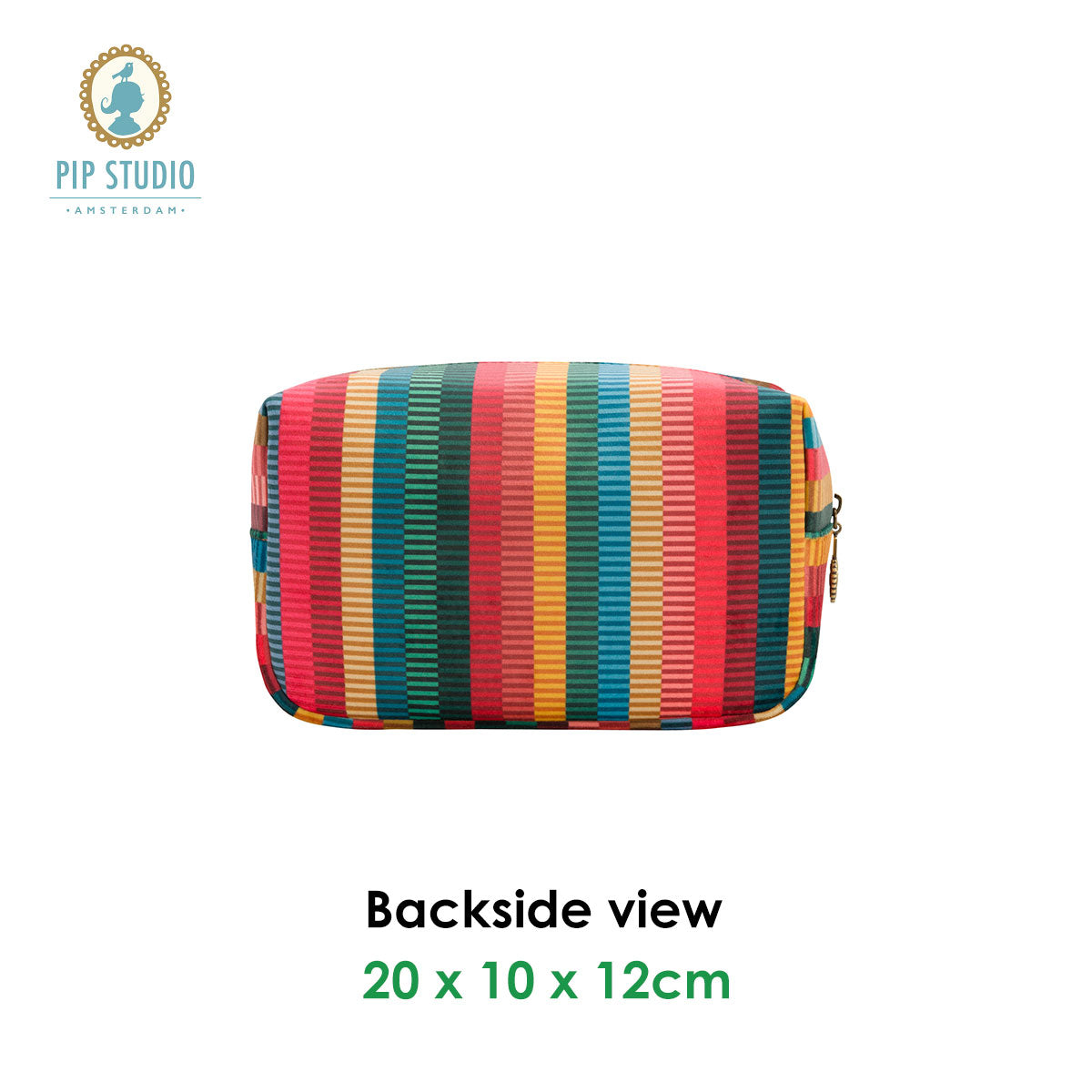 PIP Studio Velvet Jacquard Stripe Small Square Cosmetic Bag Tristar Online