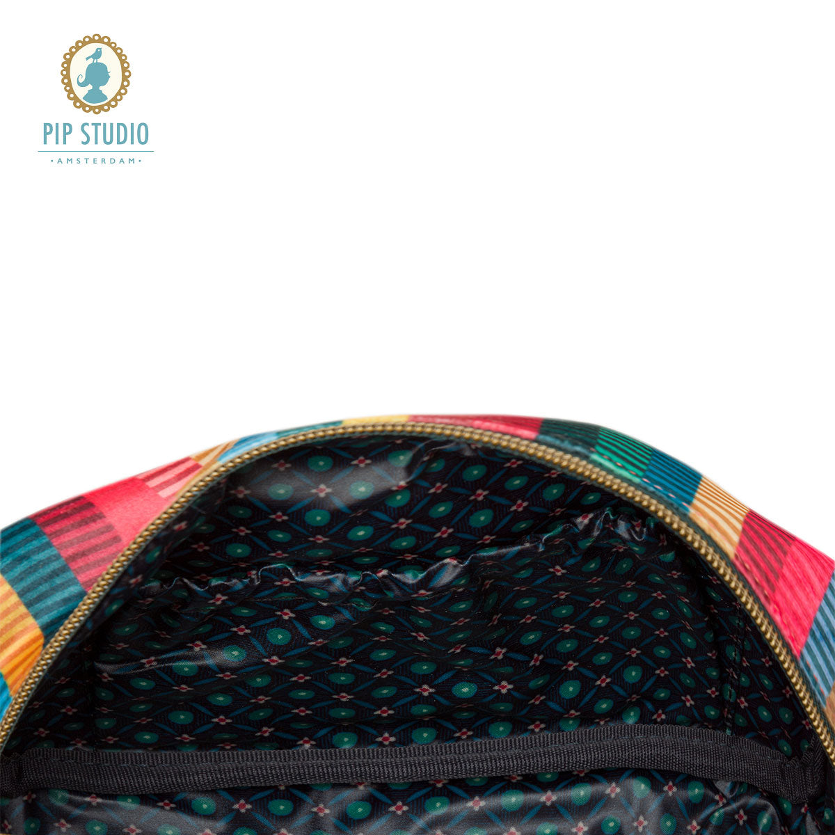 PIP Studio Velvet Jacquard Stripe Small Square Cosmetic Bag Tristar Online