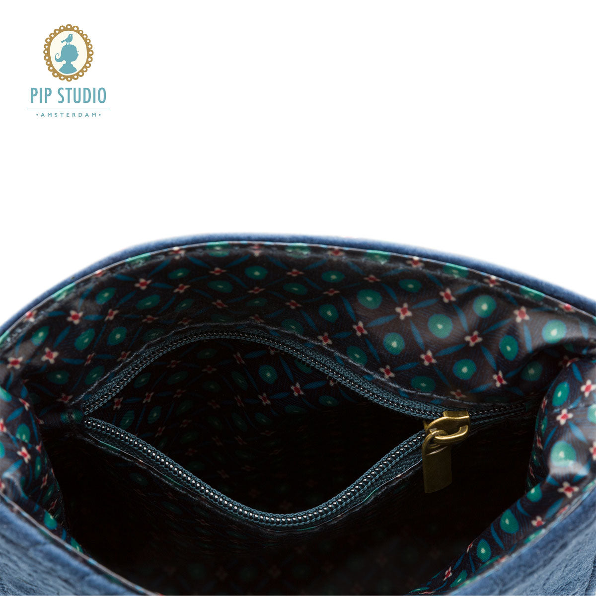 PIP Studio Velvet Quilted Dark Blue Phone Bag Tristar Online