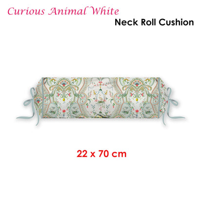 PIP Studio Curious Animal White Neck Roll Cushion Tristar Online