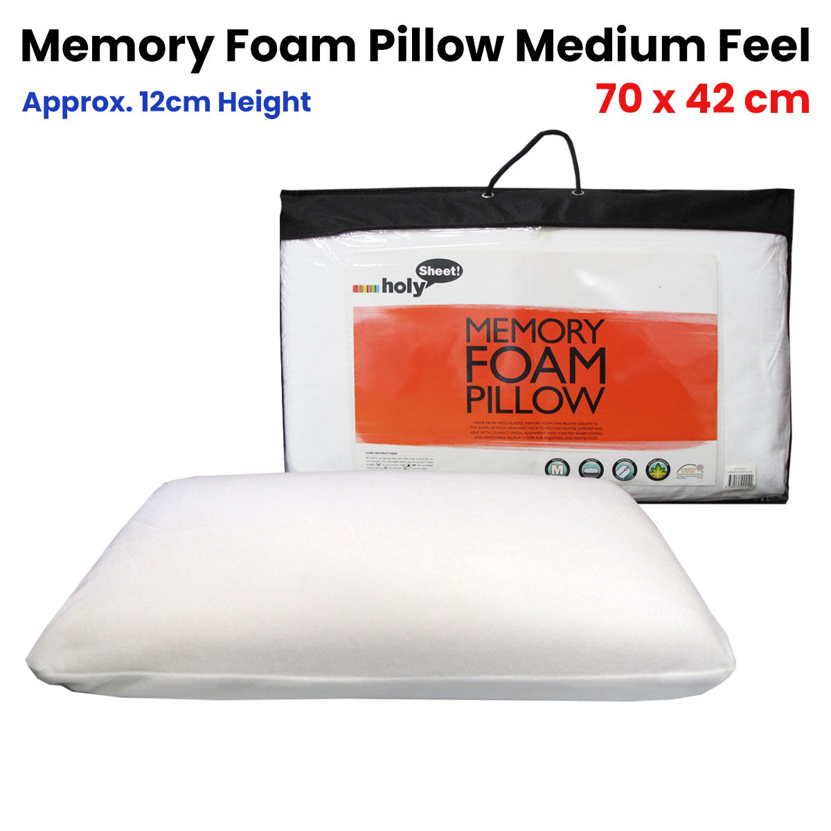 Memory Foam Pillow Medium Feel Tristar Online