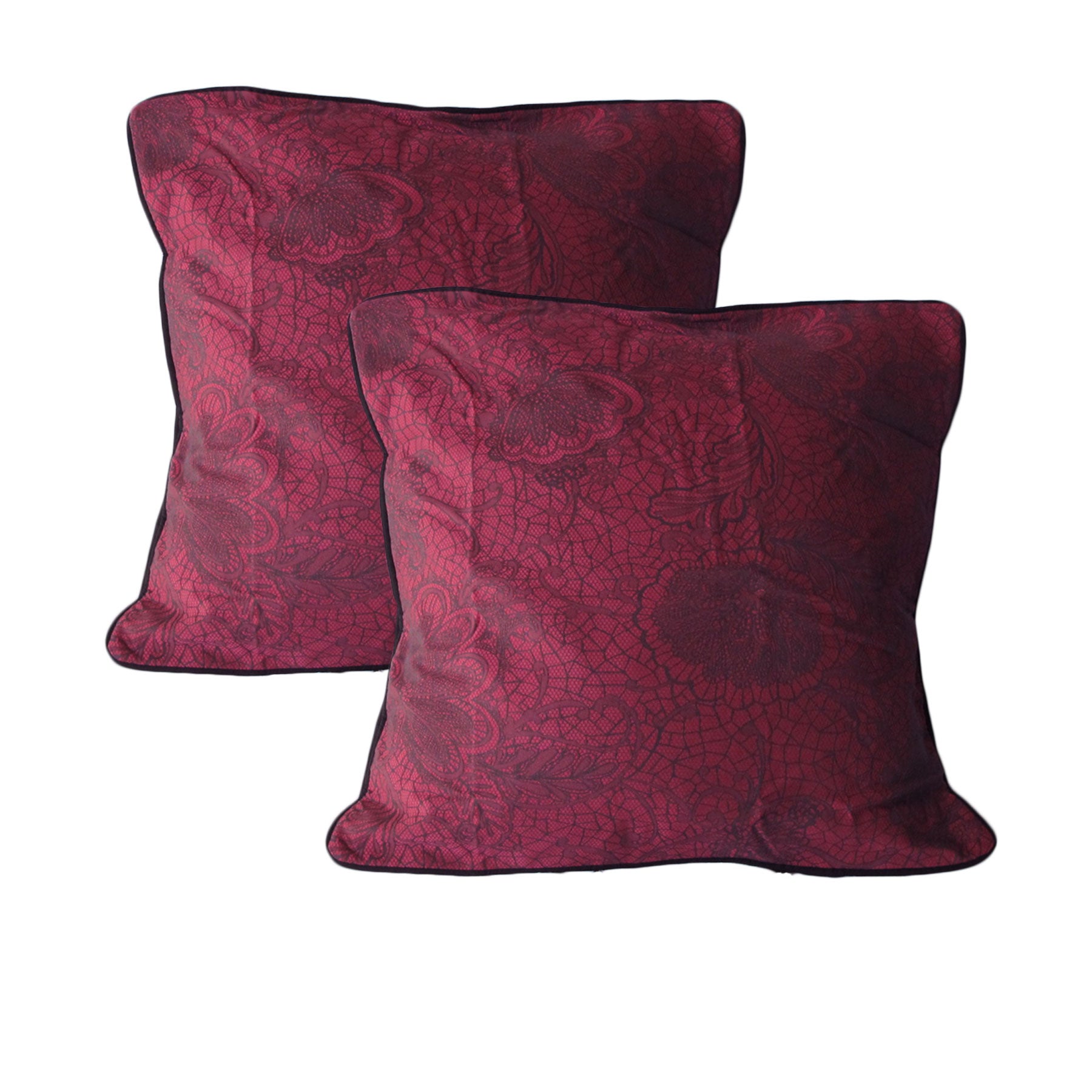 Accessorize Pair of Trudie Lace European Pillowcases Pink Tristar Online