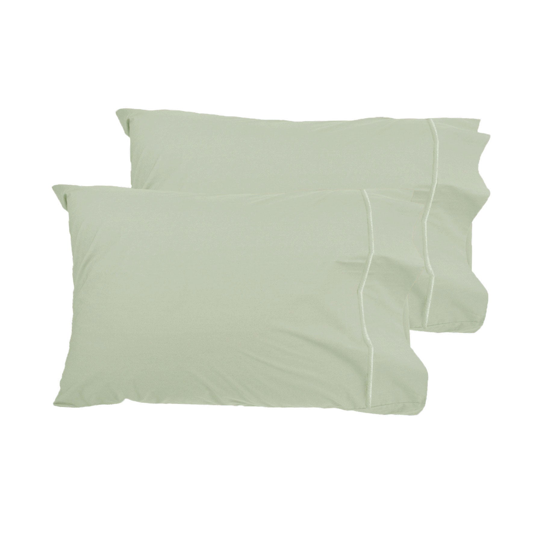 Grand Aterlier Pair of Queen Sized Pillowcases - Fennel Tristar Online