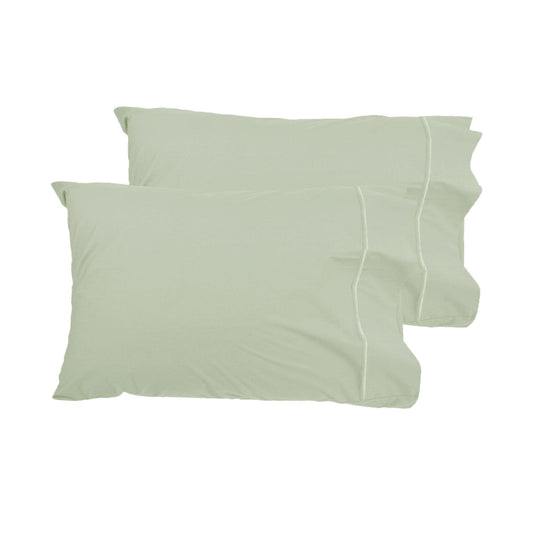 Grand Aterlier Pair of Queen Sized Pillowcases - Fennel Tristar Online