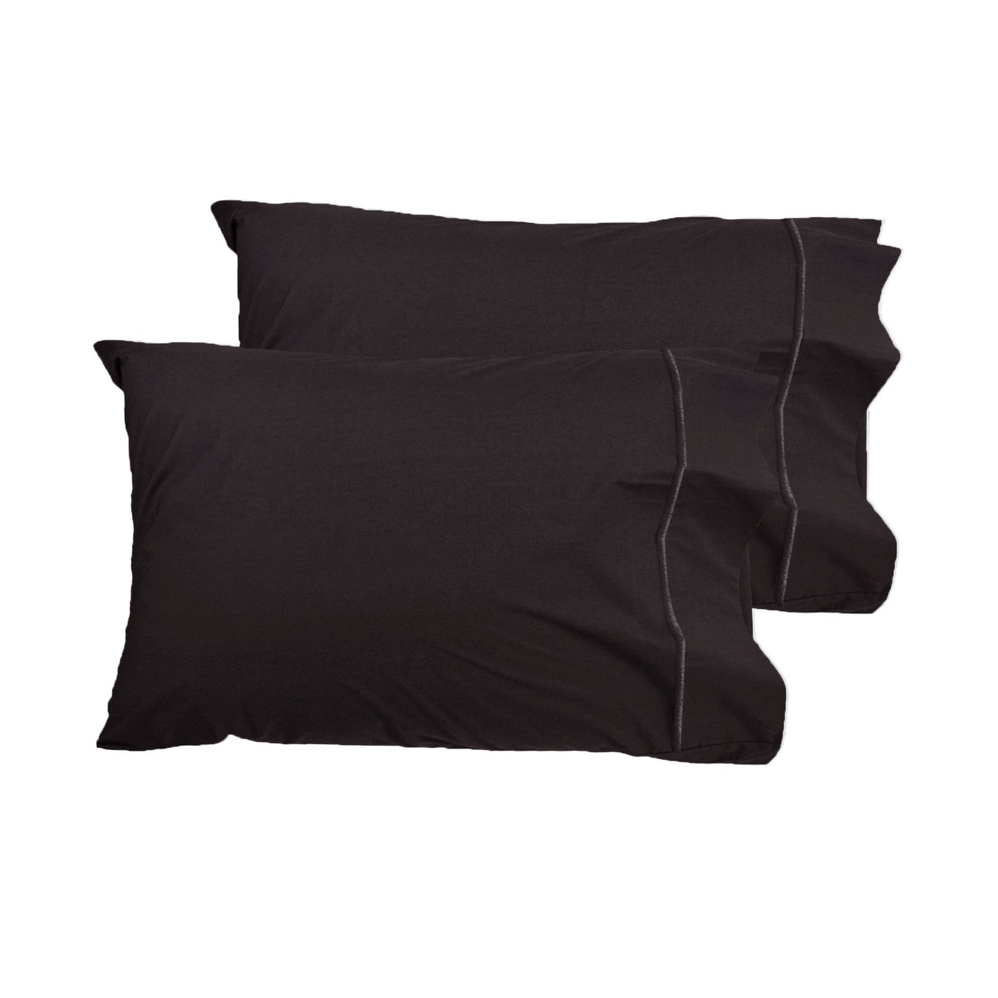 Grand Aterlier Pair of Queen Sized Pillowcases - Walnut Tristar Online