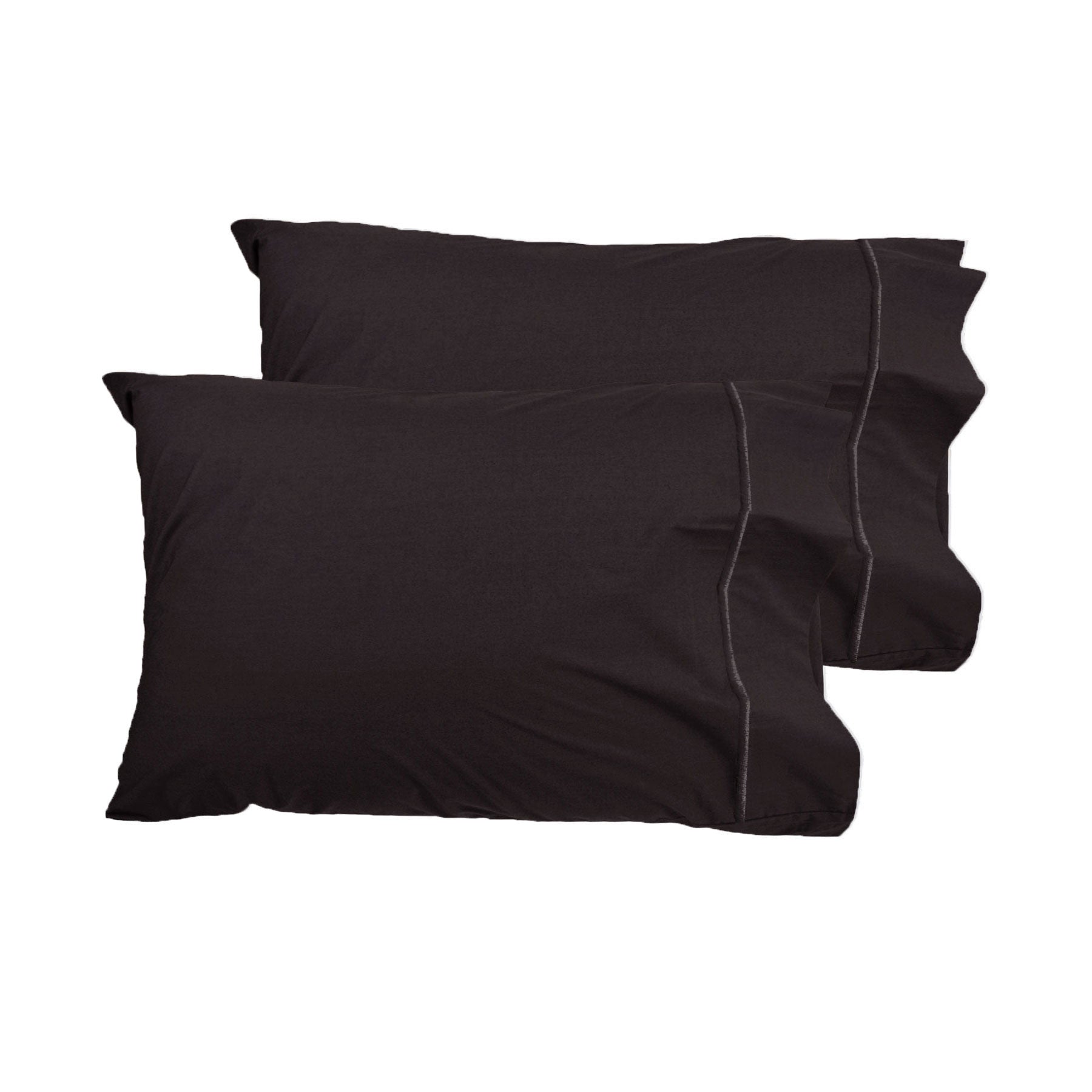 Grand Aterlier Pair of Queen Sized Pillowcases - Walnut Tristar Online