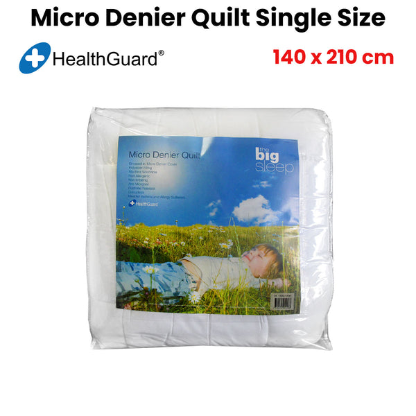 Big Sleep 300GSM Asthma and Allergy Sufferers Micro Denier Quilt Single Tristar Online