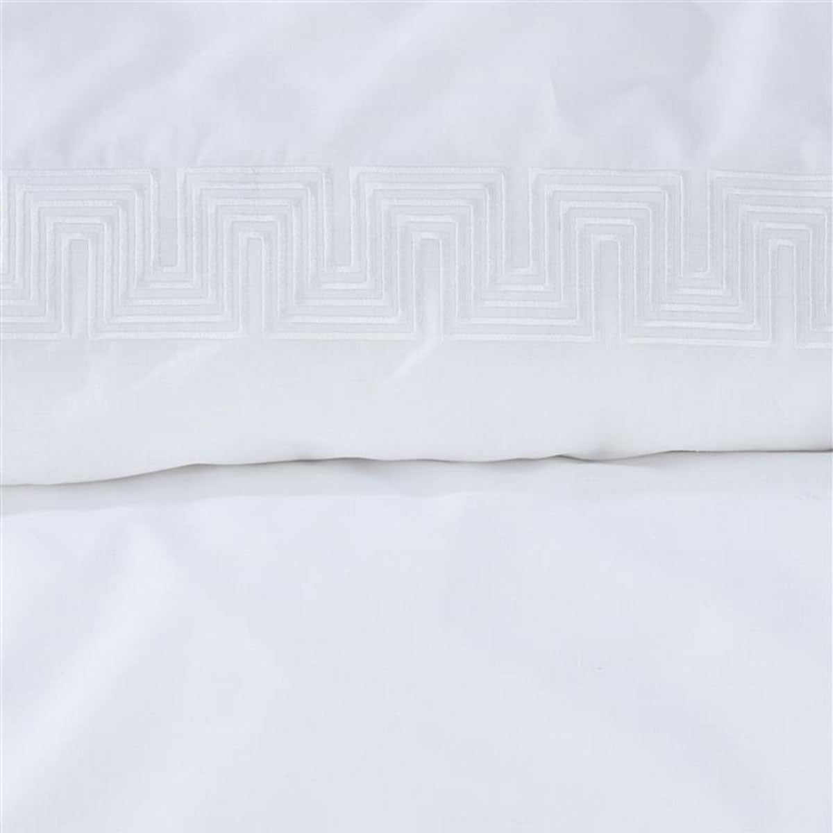 Riviera Maison Elowen White Cotton Quilt Cover Set Queen Tristar Online