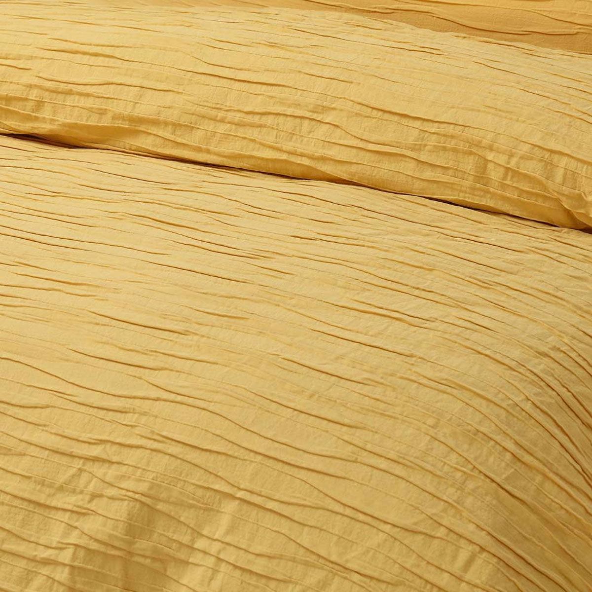 Vintage Design Homewares Malvern Ochre Cotton Quilt Cover Set Single Tristar Online