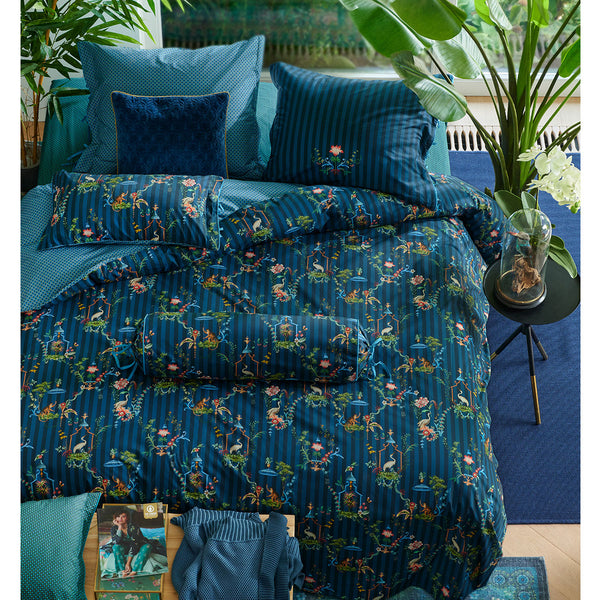 PIP Studio Singerie Dark Blue Cotton Quilt Cover Set King Tristar Online