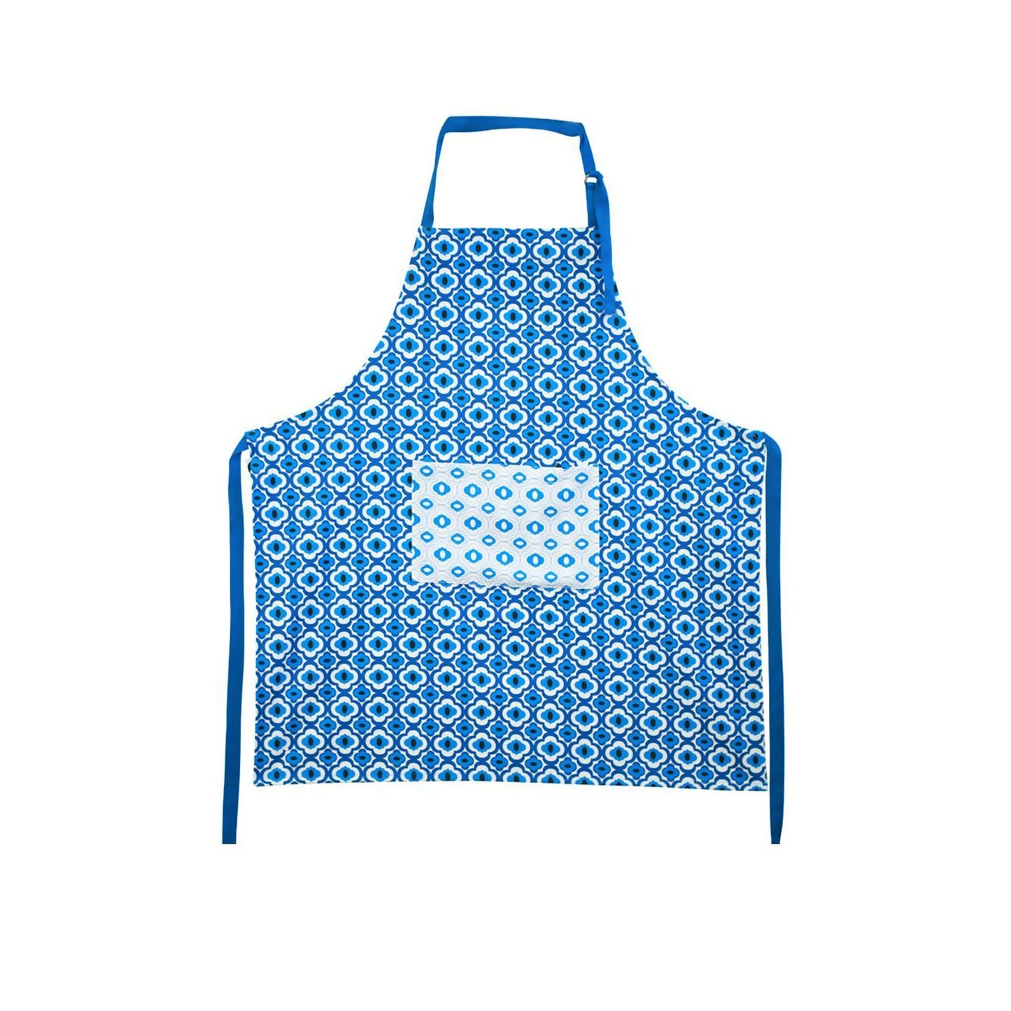 IDC Homewares Cotton Apron Azure Blue Tristar Online