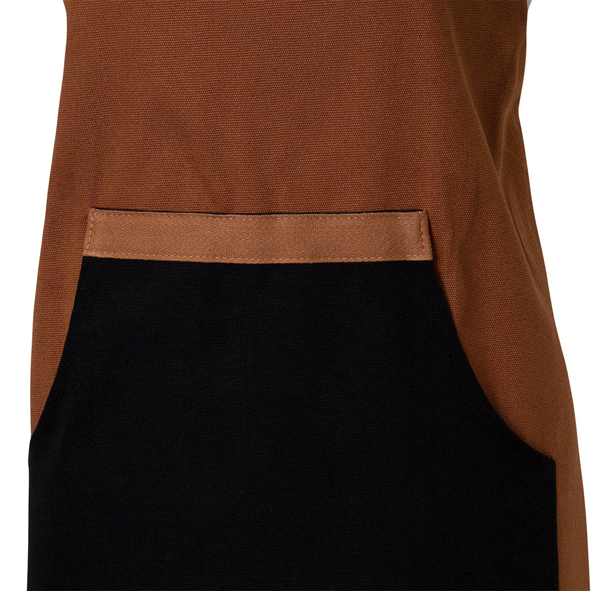 J Elliot Home Selby Cotton Apron 83 x 68 cm Ginger & Black Tristar Online