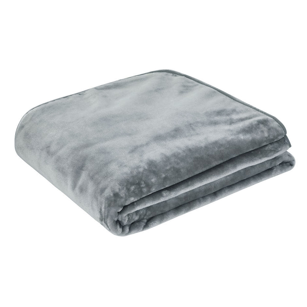 J.Elliot Home 450gsm Solid Faux Mink Blanket Graphite Tristar Online