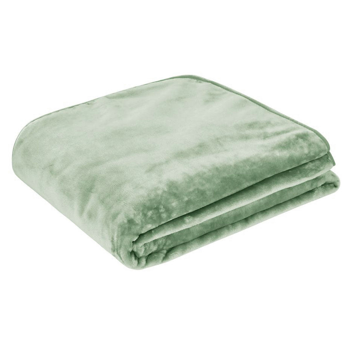 J.Elliot Home 450gsm Solid Faux Mink Blanket Sage Tristar Online